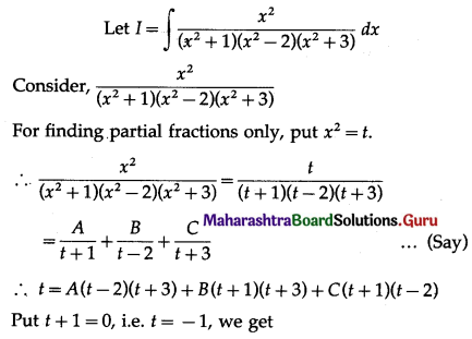 Maharashtra-Board-12th-Maths-Solutions-Chapter-3-Indefinite-Integration-Ex-3.4-Q2