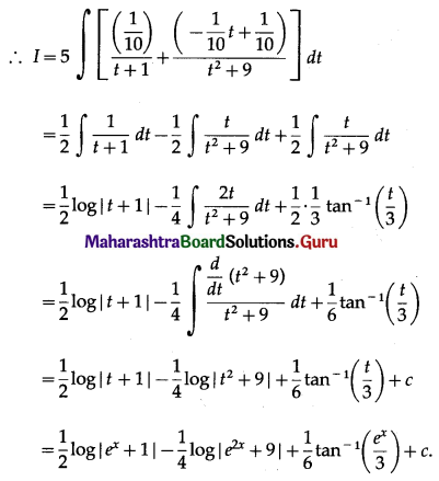 Maharashtra-Board-12th-Maths-Solutions-Chapter-3-Indefinite-Integration-Ex-3.4-Q22.1