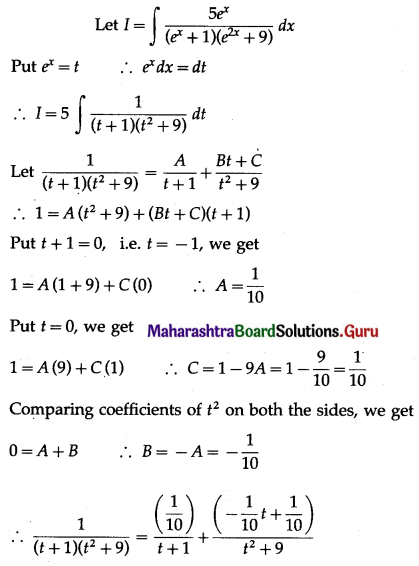 Maharashtra-Board-12th-Maths-Solutions-Chapter-3-Indefinite-Integration-Ex-3.4-Q22
