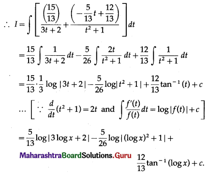 Maharashtra-Board-12th-Maths-Solutions-Chapter-3-Indefinite-Integration-Ex-3.4-Q23.2