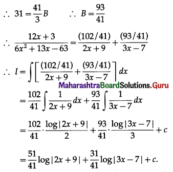 Maharashtra-Board-12th-Maths-Solutions-Chapter-3-Indefinite-Integration-Ex-3.4-Q3.1