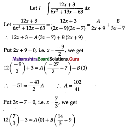 Maharashtra-Board-12th-Maths-Solutions-Chapter-3-Indefinite-Integration-Ex-3.4-Q3