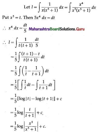 Maharashtra-Board-12th-Maths-Solutions-Chapter-3-Indefinite-Integration-Ex-3.4-Q8
