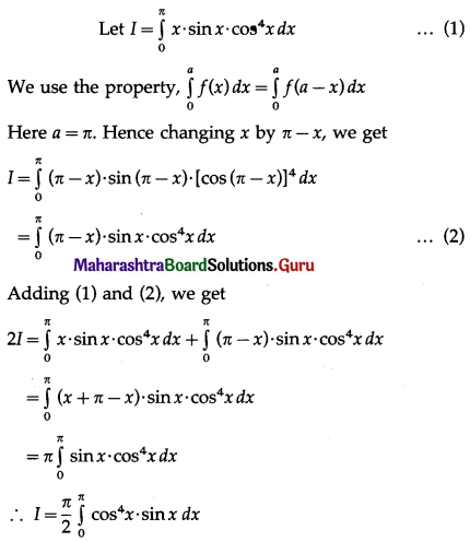 Maharashtra-Board-12th-Maths-Solutions-Chapter-4-Definite-Integration-Miscellaneous-Exercise-4-II-Q8