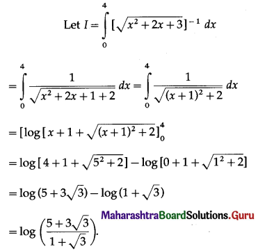 Maharashtra-Board-12th-Maths-Solutions-Chapter-4-Definite-Integration-Miscellaneous-Exercise-4-III-Q9