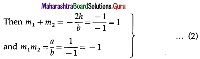 Maharashtra-Board-12th-Maths-Solutions-Chapter-4-Pair-of-Straight-Lines-Ex-4.3-1