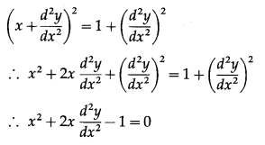 Maharashtra-Board-12th-Maths-Solutions-Chapter-6-Differential-Equations-Ex-6.1-x