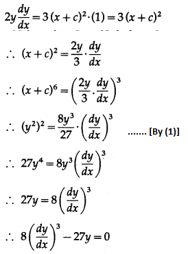Maharashtra-Board-12th-Maths-Solutions-Chapter-6-Differential-Equations-Ex-6.2-Q1-iv
