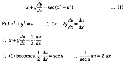 Maharashtra-Board-12th-Maths-Solutions-Chapter-6-Differential-Equations-Ex-6.3-Q4-iii