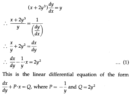 Maharashtra-Board-12th-Maths-Solutions-Chapter-6-Differential-Equations-Ex-6.5-Q1-iii