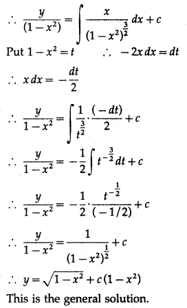 Maharashtra-Board-12th-Maths-Solutions-Chapter-6-Differential-Equations-Ex-6.5-Q1-x.1