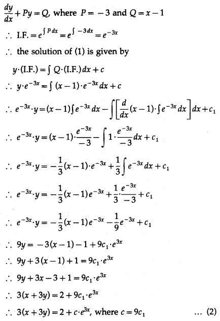 Maharashtra-Board-12th-Maths-Solutions-Chapter-6-Differential-Equations-Ex-6.5-Q2