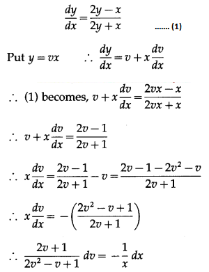 Maharashtra-Board-12th-Maths-Solutions-Chapter-6-Differential-Equations-Miscellaneous-Exercise-6-II-Q5-iii