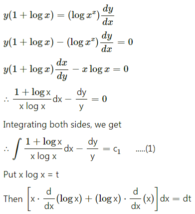 Maharashtra-Board-12th-Maths-Solutions-Chapter-6-Differential-Equations-Miscellaneous-Exercise-6-II-Q6-i