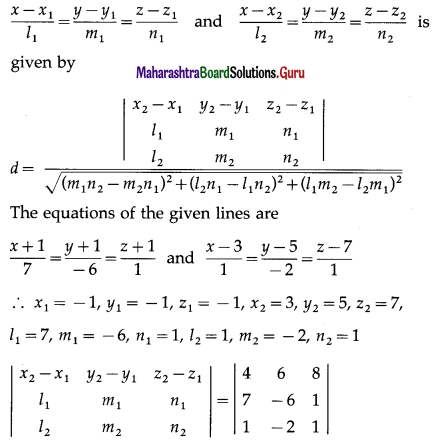 Maharashtra-Board-12th-Maths-Solutions-Chapter-6-Line-and-Plane-Ex-6.2-8