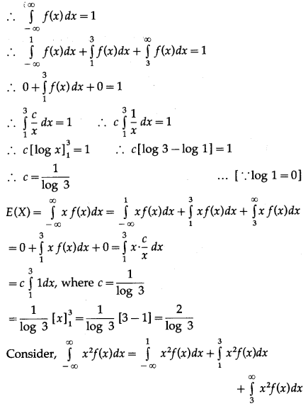 Maharashtra-Board-12th-Maths-Solutions-Chapter-7-Probability-Distributions-Ex-7.2-Q10