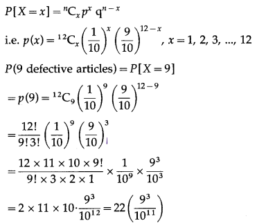 Maharashtra-Board-12th-Maths-Solutions-Chapter-8-Binomial-Distribution-Ex-8.1-Q11