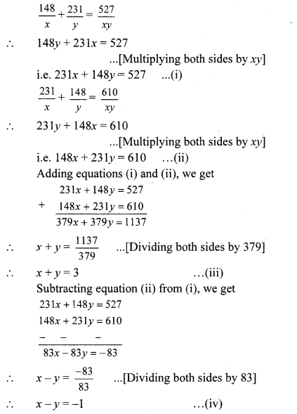 Maharashtra-Board-Class-10-Maths-Solutions-Chapter-1-Linear-Equations-in-Two-Variables-Problem-Set-28