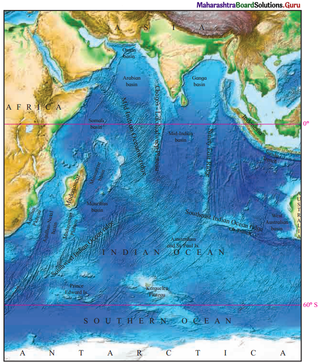 Maharashtra-Board-Class-11-Geography-Solutions-Chapter-7-Indian-Ocean-Relief-and-Strategic-Importance-2